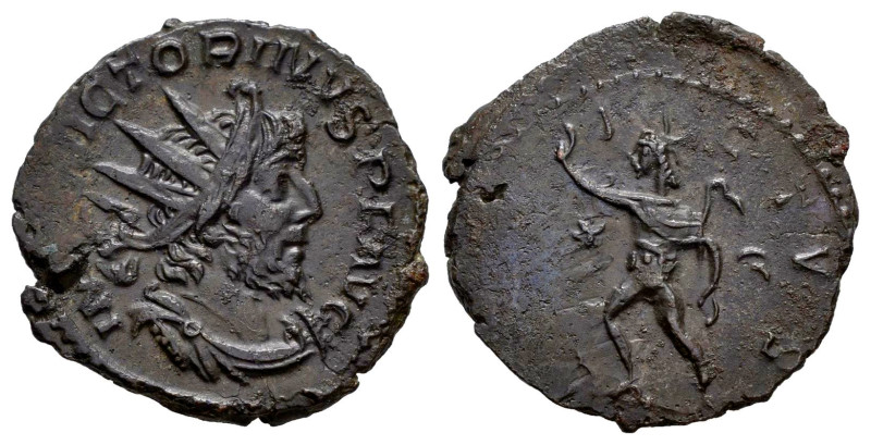 Victorinus. Antoninianus. 270-271 AD. Trier. (Ric-V 2.114). Anv.: IM(P C V)ICTOR...