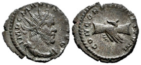 Marius. Antoninianus. 269 AD. Trier. (Ric-V 2.7 Ticinum). Anv.: IMP C MARIVS P F AVG, radiate, draped and cuirassed bust to right. Rev.: CONCORDIA MIL...