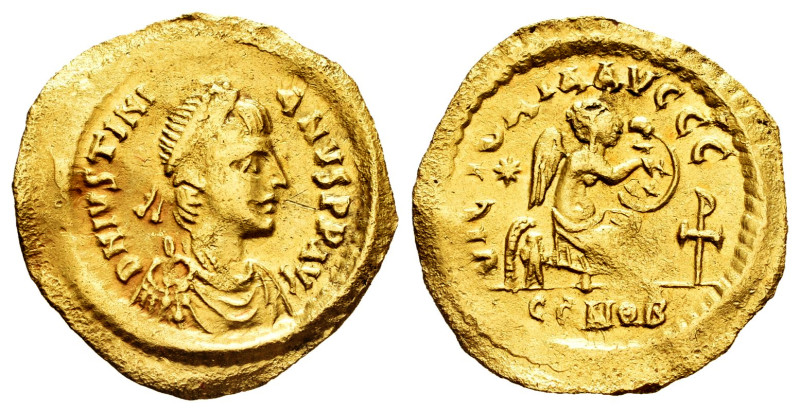 Justinian I. Semissis. 527-565 AD. Constantinople. (MIBE-17). (Doc-17). (Sear-14...