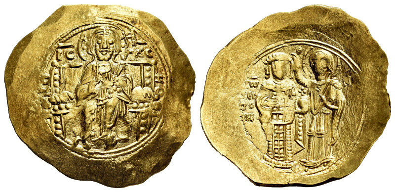 John II. Hyperpyron. 1118-1143 AD. Thessalonica. (Sear-1949). Anv.: Christ enthr...