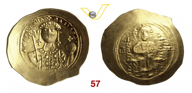 MICHELE VII (1071-1078) Histamenon, Costantinopoli. D/ Busto frontale di Michele...