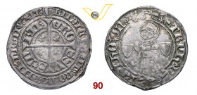FRANCIA - Metz (1480 circa) Grosso con S. Stefano. Boudin 1659 Ag g 2,75 BB÷SPL