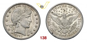 USA Quarter Dollar 1912. Kr. 114 Ag g 6,25 q.FDC
