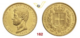 CARLO ALBERTO (1831-1849) 100 Lire 1835 Torino. MIR 1043g Pag. 141 Ah g 32,21 BB
