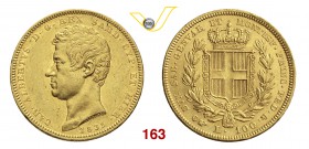 CARLO ALBERTO (1831-1849) 100 Lire 1835 Torino. MIR 1043g Pag. 141 Au g 32,25 BB+