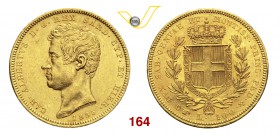 CARLO ALBERTO (1831-1849) 100 Lire 1835 Torino. MIR 1043g Pag. 141 Au g 32,29 • Segnetti di contatto al bordo ma ottimi rilievi e bei fondi, specie al...