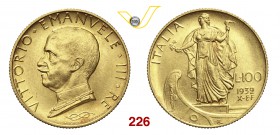 VITTORIO EMANUELE III (1900-1946) 100 Lire 1932 X Roma. Pag. 648 MIR 1118c Au g 8,80 Rara SPL÷FDC