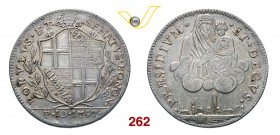 BOLOGNA GOVERNO POPOLARE (1796-1797) Scudo da 10 Paoli 1797. Chimienti 1188 var. II Cassanelli 44 Ag g 27,43 BB+
