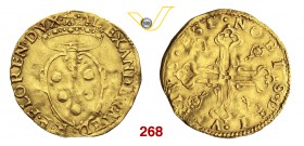 FIRENZE ALESSANDRO DE' MEDICI (1532-1537) Scudo d'oro del sole. D/ Stemma coronato R/ Croce ornata con testina di cherubino nei quarti. MIR 97 Au g 3,...