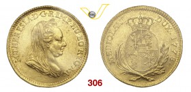 MILANO MARIA TERESA (1740-1780) Zecchino 1778. MIR 434/1 Au g 3,47 Molto rara • Sigillata Moruzzi SPL