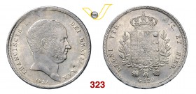 NAPOLI FRANCESCO I DI BORBONE (1825-1830) 120 Grana o Piastra 1825. Pag. 109 Ag g 27,47 SPL