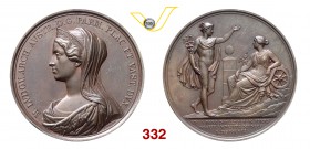 PARMA MARIA LUIGIA (1814-1847) Medaglia 1841 per il completamento dei lavori della strada della Cisa. Opus Voigt Ae mm 56 g 86,63 • Un insignificante ...