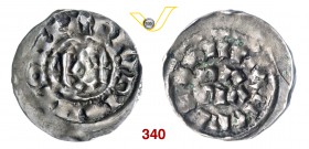 PAVIA LOTARIO II, Re d'Italia (945-950) Denaro ( g; mm) ; Pavia D/ + HLOHTARIV RI Monogramma di Lotario in circolo perlinato R/ + XPIITIANA RE nel cam...