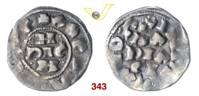 PAVIA ENRICO II DI FRANCONIA, Imperatore e Re d'Italia (1046-1056) Denaro ( 1,16 g; 17,2 mm); Pavia D/ + AVGVS (…) Nel campo H / DIC / N R/ + INP(..) ...