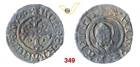 PAVIA FRANCESCO I SFORZA, Conte di Pavia (1447-1450) Imperiale (0,51 g; 14,8 mm); Pavia D/ COMES FRANCISCVS Croce fiorita R/ S SIRVS PAPIE Busto front...