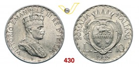 VITTORIO EMANUELE III - monetazione per la Somalia (1900-1946) 10 e 5 Lire 1925 Roma. Pag. 989 e 990 MIR 1181a e 1182a Ag g 12,00 e g 6,00 Rare (2 es....