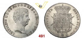 LEOPOLDO II DI LORENA (1824-1859) Francescone da 10 Paoli 1856. Pag. 117 Ag g 27,15 SPL÷FDC