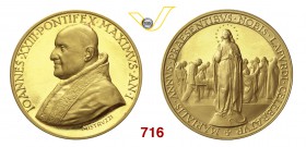 GIOVANNI XXIII (1958-1963) Medaglia 1959 A. I per il centenario delle apparizioni di Lourdes. Bart. E959 Modesti 68 Au g 65,45 Rara • Solo 108 esempla...