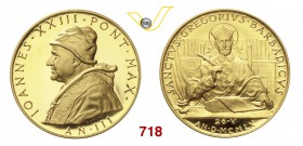 GIOVANNI XXIII (1958-1963) Medaglia 1960 A. III per la canonizzazione di Gregorio Barbarigo. Bart. E961 Modesti 96 Au g 65,72 • Solo 192 Esemplari con...