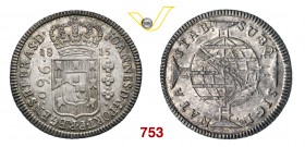 BRASILE GIOVANNI, Principe Reggente (1799-1818) 960 Reis 1815 (zecca non identificabile a causa della ribattitura su un'altra moneta) Kr. tipo 307.3 A...