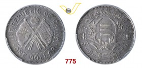 CINA - Hunan Dollaro s.d. (1922) Y. 404 L.&M. 867 Dav. AAO 165 Ag • PCGS AU58 SPL