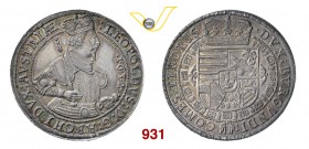 SACRO ROMANO IMPERO ARCIDUCA LEOPOLDO (1626-1632) Tallero 1632, Hall. Kr. 804.2 Dav. 3338 Ag g 28,79 • Bella patina SPL/FDC