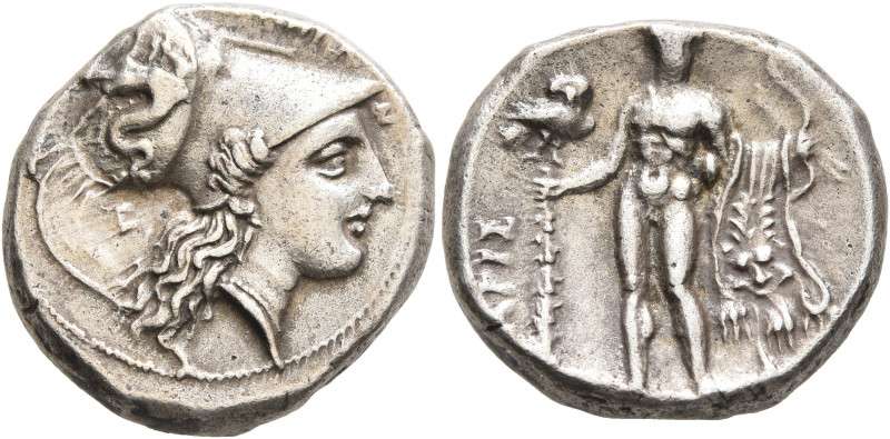 LUCANIA. Herakleia. Circa 281-278 BC. Didrachm or Nomos (Silver, 20 mm, 6.84 g, ...