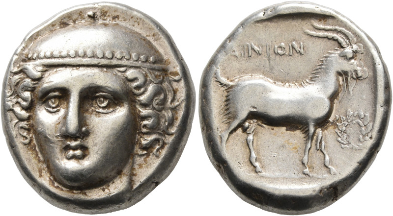 THRACE. Ainos. Circa 372/1-370/69 BC. Tetradrachm (Silver, 24 mm, 15.64 g, 12 h)...