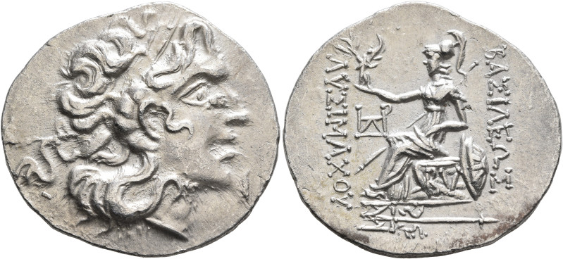 KINGS OF THRACE. Lysimachos, 305-281 BC. Tetradrachm (Silver, 35 mm, 16.16 g, 12...