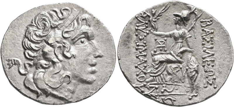 KINGS OF THRACE. Lysimachos, 305-281 BC. Tetradrachm (Silver, 32 mm, 16.00 g, 12...