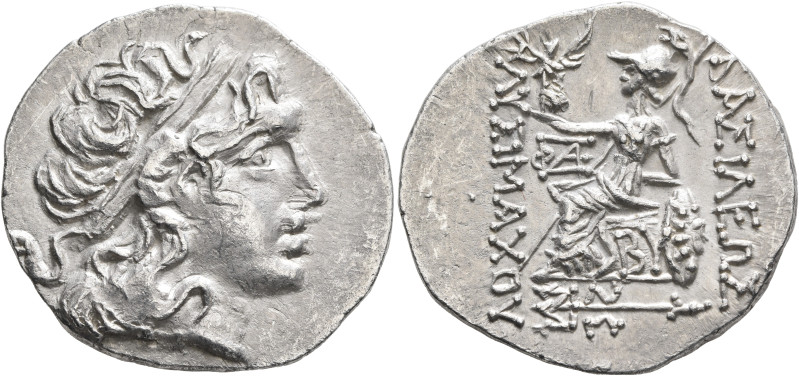 KINGS OF THRACE. Lysimachos, 305-281 BC. Tetradrachm (Silver, 33 mm, 16.17 g, 11...