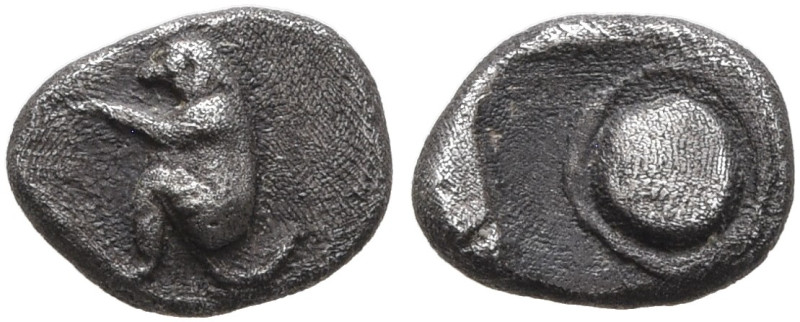 THRACO-MACEDONIAN REGION. Uncertain. Circa 480-450 BC. Tetartemorion (?) (Silver...