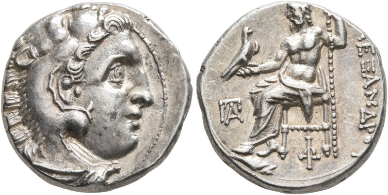 KINGS OF MACEDON. Alexander III ‘the Great’, 336-323 BC. Drachm (Silver, 16 mm, ...