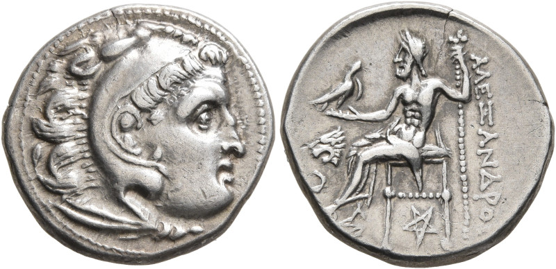 KINGS OF MACEDON. Alexander III ‘the Great’, 336-323 BC. Drachm (Silver, 17 mm, ...