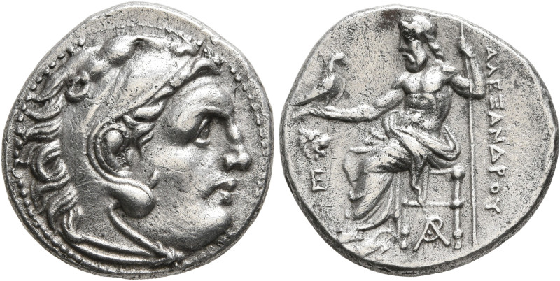 KINGS OF MACEDON. Alexander III ‘the Great’, 336-323 BC. Drachm (Silver, 17 mm, ...