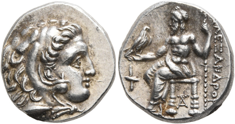 KINGS OF MACEDON. Alexander III ‘the Great’, 336-323 BC. Drachm (Silver, 17 mm, ...