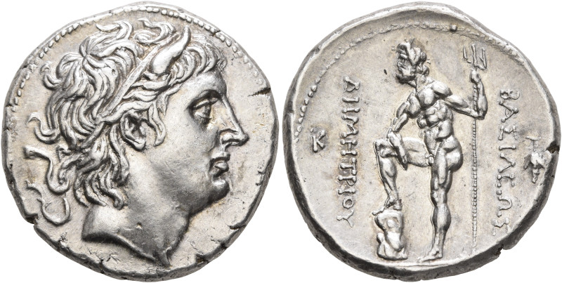 KINGS OF MACEDON. Demetrios I Poliorketes, 306-283 BC. Tetradrachm (Silver, 28 m...