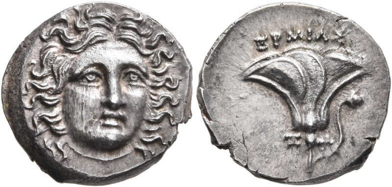 KINGS OF MACEDON. Perseus, 179-168 BC. Drachm (Silver, 15 mm, 2.57 g, 12 h), pse...