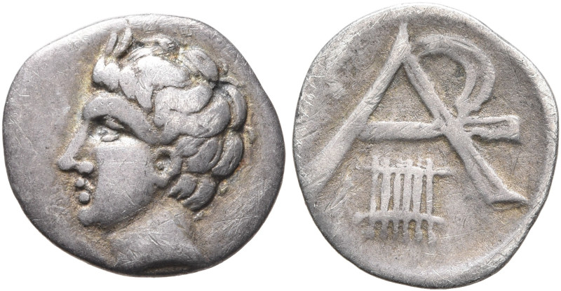 ARKADIA, Arkadian League. Circa 330-275 BC. Obol (Silver, 12 mm, 0.71 g, 9 h), M...