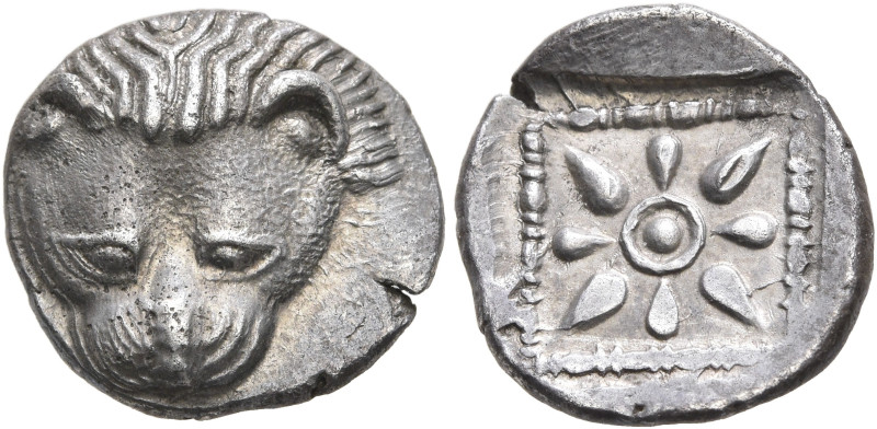 CIMMERIAN BOSPOROS. Pantikapaion. Circa 460-450 BC. Triobol (Silver, 15 mm, 2.19...