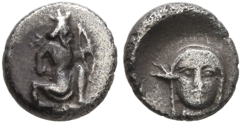 CILICIA. Uncertain. 4th century BC. Tetartemorion (Silver, 6 mm, 0.21 g, 3 h). T...