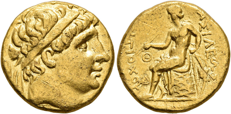 SELEUKID KINGS OF SYRIA. Antiochos I Soter, 281-261 BC. Stater (Gold, 17 mm, 8.4...