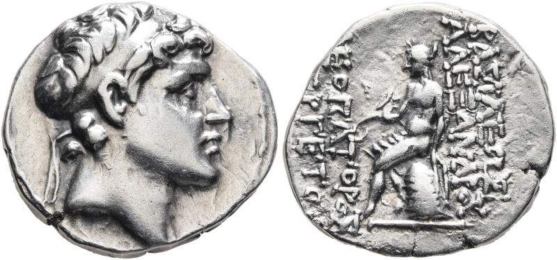 SELEUKID KINGS OF SYRIA. Alexander I Balas, 152-145 BC. Drachm (Silver, 18 mm, 3...