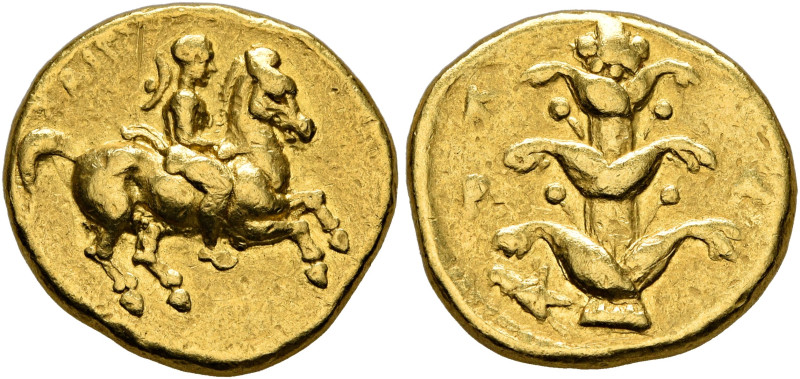 KYRENAICA. Kyrene. Ophellas, Ptolemaic Governor, first reign, circa 322-313 BC. ...