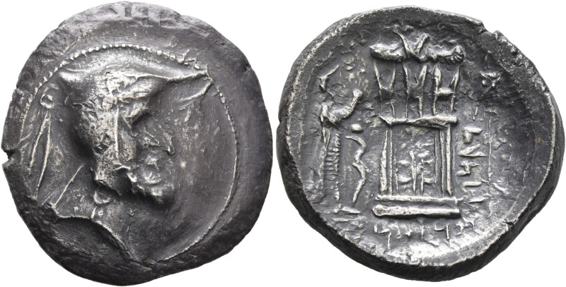 KINGS OF PERSIS. Autophradates (Vadfradad) I, early 2nd century BC. Tetradrachm ...