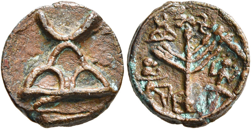 INDIA, Post-Mauryan (Punjab). Taxila (local coinage). Circa 2nd-1st century BC. ...