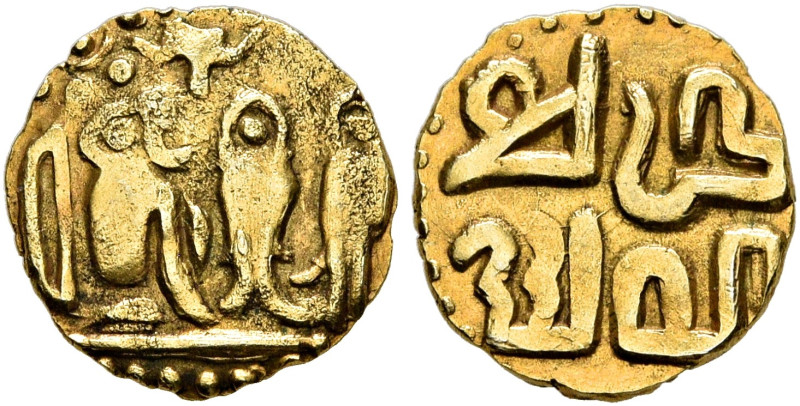 INDIA, Medieval. Cholas of Thanjavur (Tanjore). Raja Raja, 985-1014. Aka – 1/8 K...