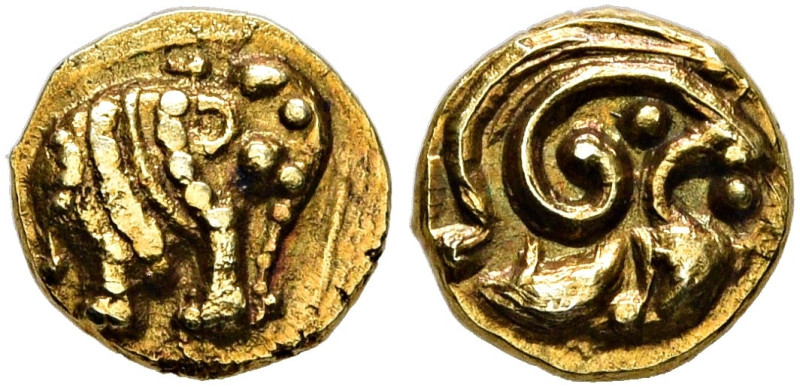 INDIA, Medieval. Gangas of Talakad (Western Gangas). Circa 1080-1138. Fanam (Gol...