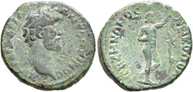 MOESIA INFERIOR. Nicopolis ad Istrum. Antoninus Pius, 138-161. Assarion (Bronze, 19 mm, 4.64 g, 6 h), M. Antonius Zeno, legate, circa 139-144. ΑY Τ ΑΙ...