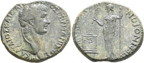 THRACE. Perinthus. Claudius, 41-54. Diassarion (Bronze, 28 mm, 11.84 g, 6 h). TI KΛAYΔIOΣ KAIΣAP ΣEBAΣTOΣ ΓEPMANIKOΣ Laureate head of Claudius to righ...